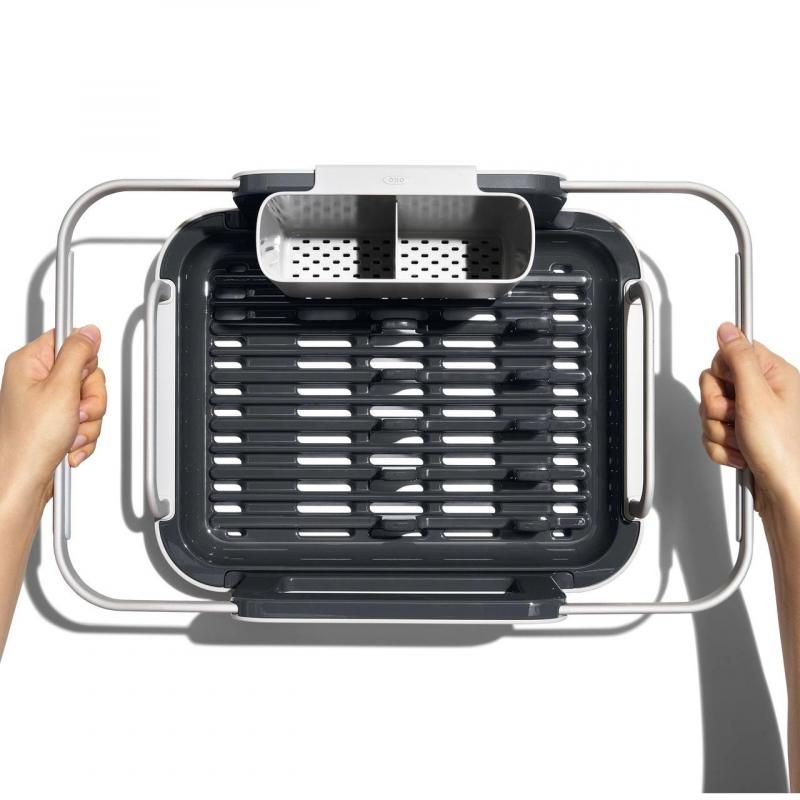 OXO Good Grips Over-The-Sink Aluminium Dish Rack