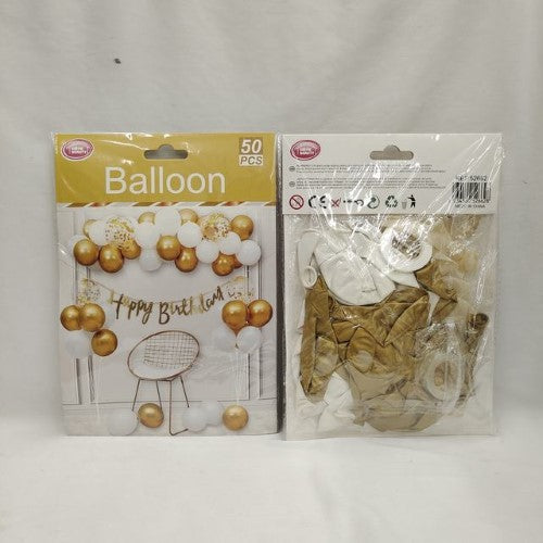 Balloon Garland - Gold 50pcs (6 Packs)