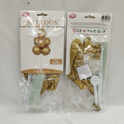 Balloon Garland - Gold 7pcs (6 Packs)