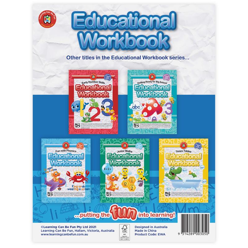 LCBF Educational Workbook Alphabet