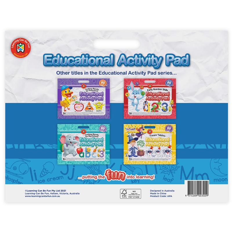 LCBF Educational Activity Pad Alphabet