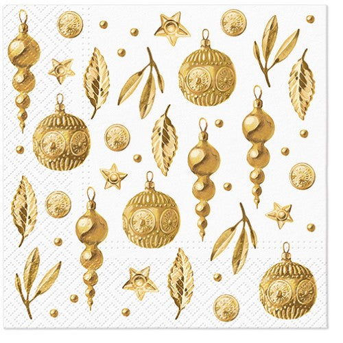 Lunch Napkin - Paw Décor Golden Glow (33cm)
