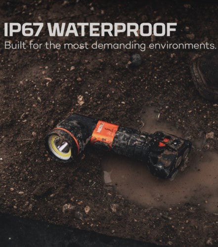 Rechargeable Spotlight - Nebo Master Series SL25 (Black/Orange)