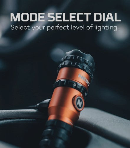 Rechargeable Torch - Nebo Master Series FL750 (Black/Orange)