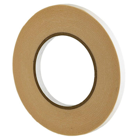 Sellotape 1230 Double Sided Tissue Tape, 9mmx33m, perfect for crafting, repairs, and photo mounting with easy tear feature.