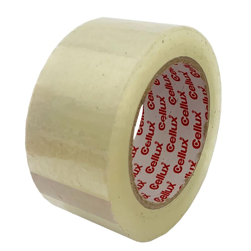 Clear 48mmx100m packaging tape for secure, efficient packing and shipping, crafted from durable polypropylene.