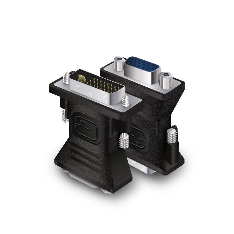 Alogic DVI-I to VGA Adapter, high-resolution converter for seamless video connectivity up to 2048 x 1536.