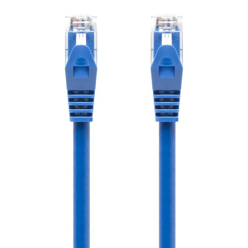 Alogic Blue CAT6 Network Cable 1m - High-Speed Ethernet, 24AWG, Gold-Plated RJ45, RoHS Compliant