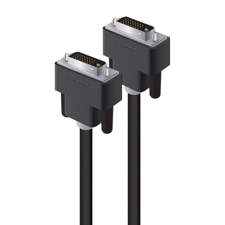 Alogic Pro Series 4K DVI-D cable, 2m length, dual male connectors for stable, high-speed video transmission up to 3840x2160.