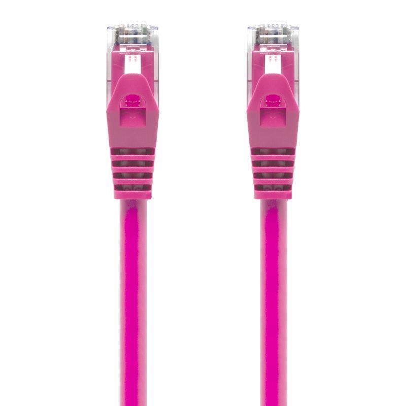 Alogic 0.5m Pink CAT6 Ethernet Cable - High-Speed Networking for Gaming & Streaming