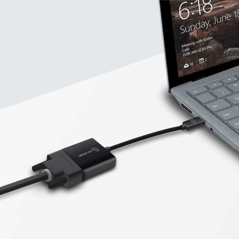 Alogic 20cm Mini DisplayPort to DVI Adapter supporting 4K resolution, ideal for seamless connectivity and vibrant visuals.