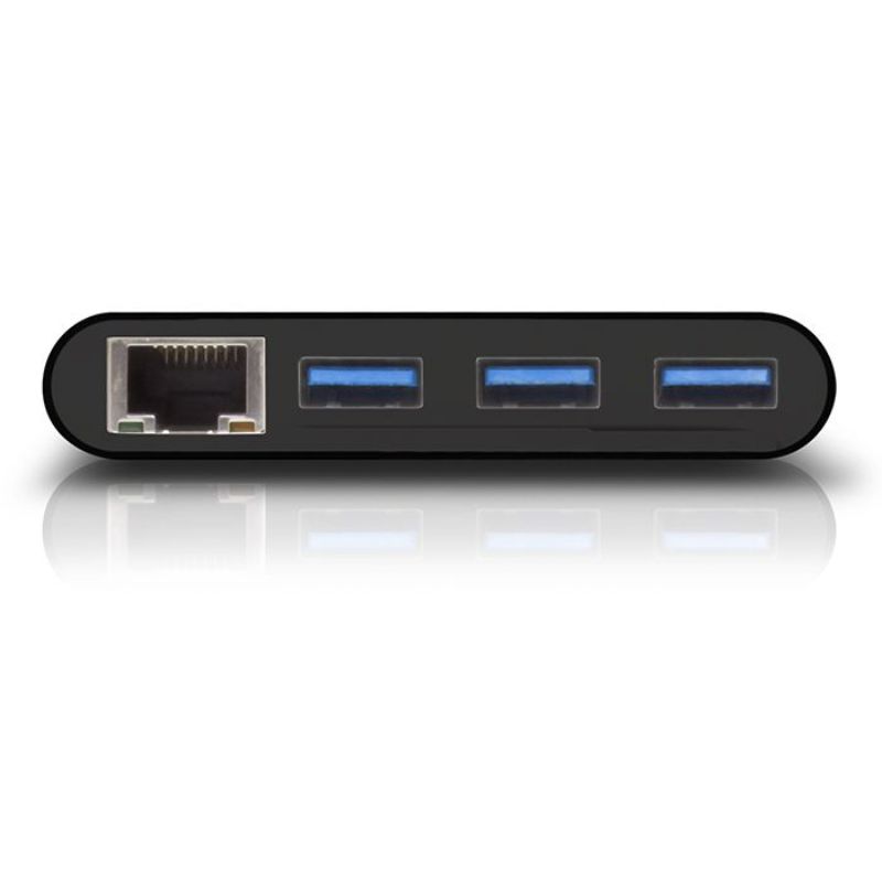 Alogic USB 3.0 Hub with 3 ports and Gigabit Ethernet for fast, reliable connectivity and data transfer up to 5 Gbps.