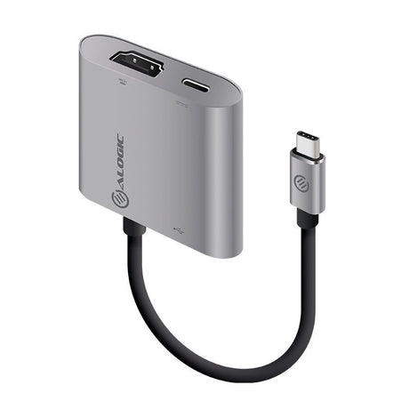 Alogic USB-C MultiPort Adapter with 4K HDMI, 3 USB 3.0 ports, and power delivery for enhanced connectivity.