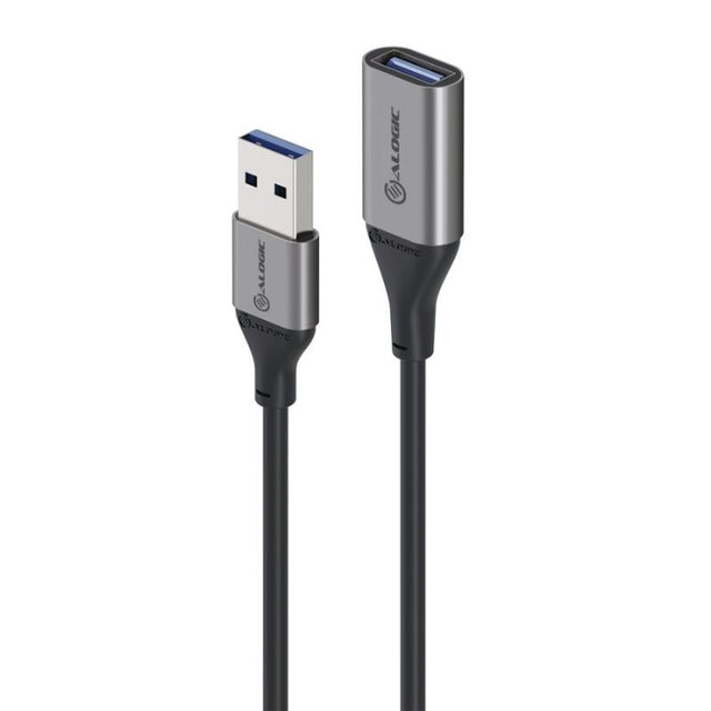 Alogic Ultra USB 3.0 Extension Cable, 5 Gbps, USB-A Male to Female, for reliable data transfer and device connectivity.