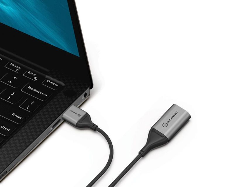 Alogic Ultra USB 3.0 extension cable, USB-A Male to Female, 5 Gbps data transfer, durable aluminum and TPE material.