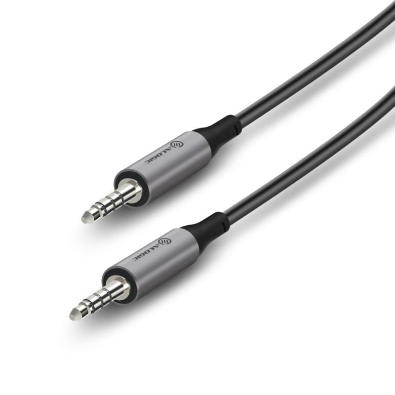 Alogic Ultra 3.5mm Male to Male Audio Cable for high-fidelity sound, ideal for music, gaming, and device connectivity.