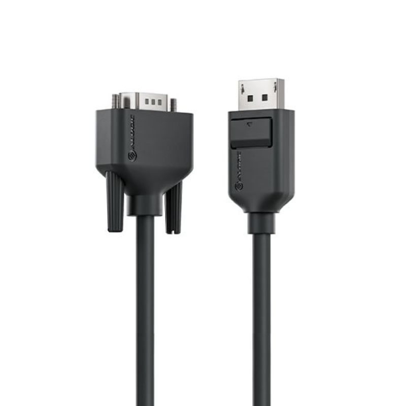 Alogic Elements Series DisplayPort to VGA Cable – Male to Male, 2m, High Resolution 1920x1200