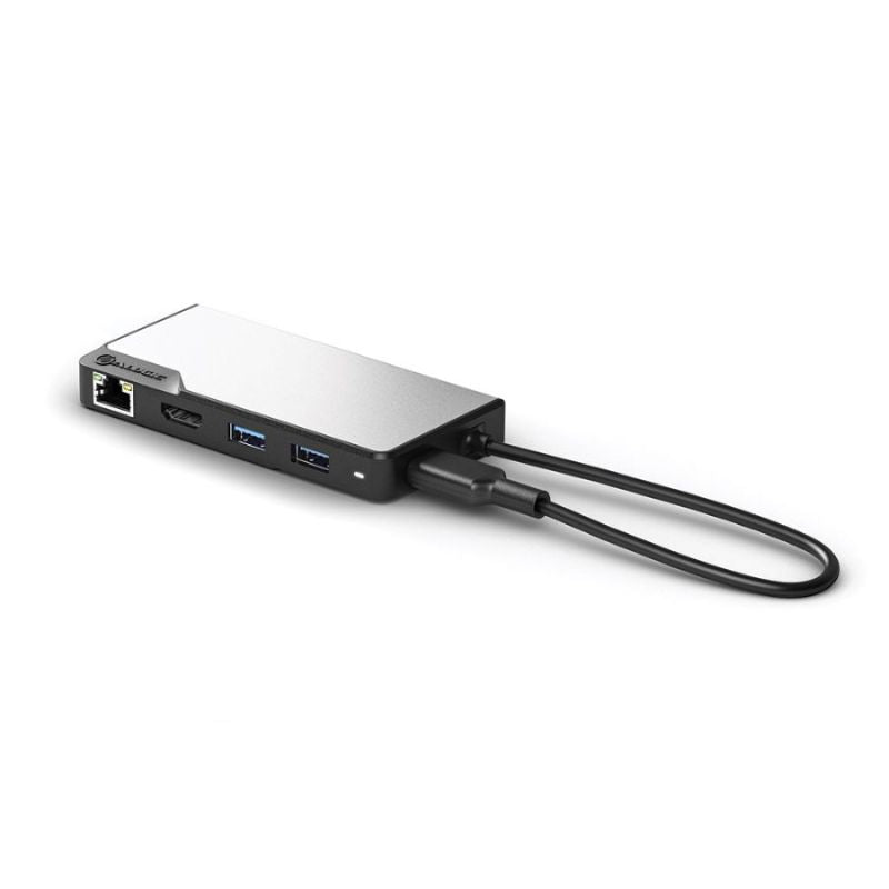 Alogic USB-C Fusion MAX 6-in-1 Hub V2 with 4K HDMI, USB 3.0, and PD Charging for enhanced connectivity on the go.