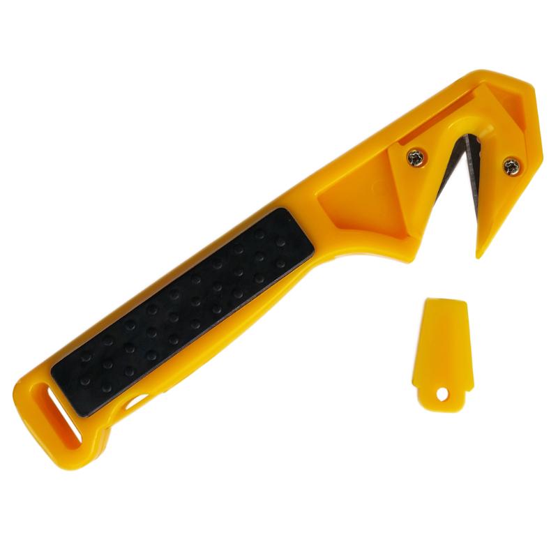 Keen Safety Carton Opener Cutter with concealed blade, ergonomic handle for secure and efficient package opening.