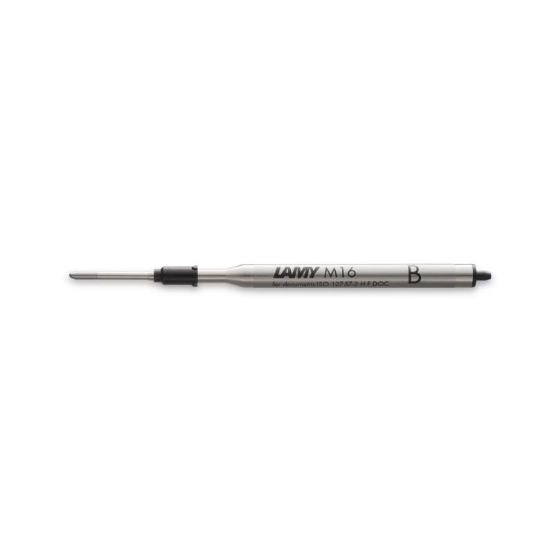 Lamy M16 Broad Black refill for ballpoint pens, offering bold ink lines and lasting durability, ideal for professionals and creatives.