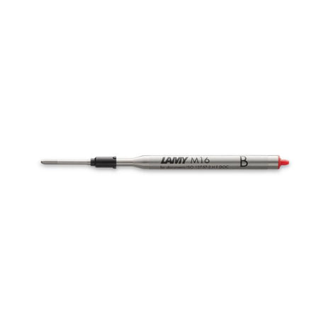 Lamy M16 Broad Red refill offers smooth, vibrant ink for bold writing, compatible with Lamy ballpoint pens.