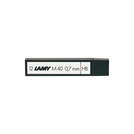 Lamy M40 0.7mm HB pencil leads, premium quality for smooth writing and precision, perfect for artists and professionals.