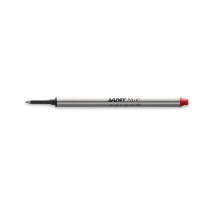 Lamy Refill Rollerball M66 Medium Red, featuring smooth flowing vibrant red ink for elegant writing in Lamy pens.