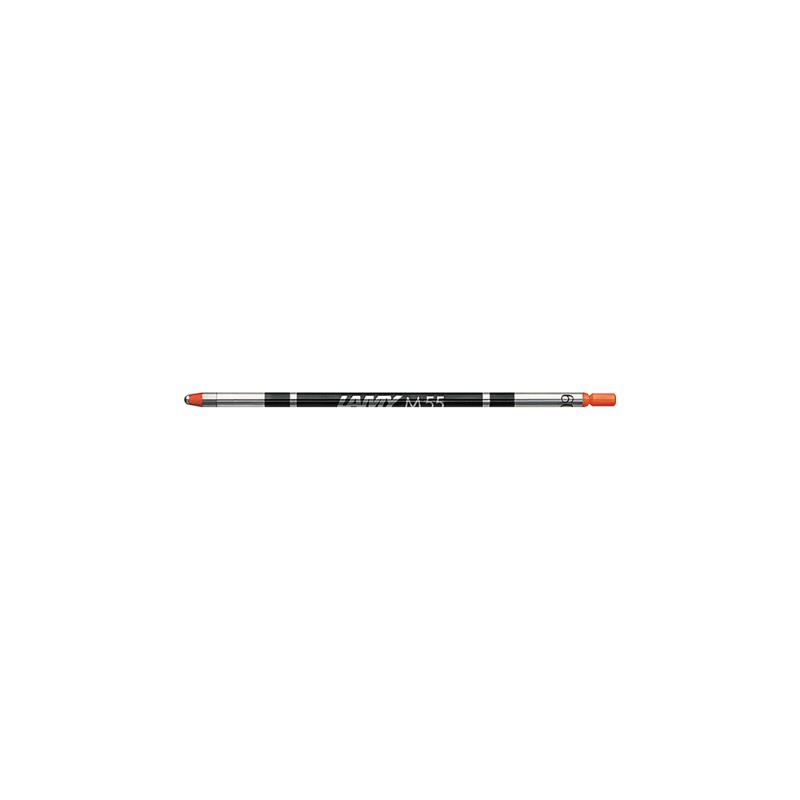 Lamy M55 Underliner Refill in vibrant orange, ideal for precise writing and note highlighting.