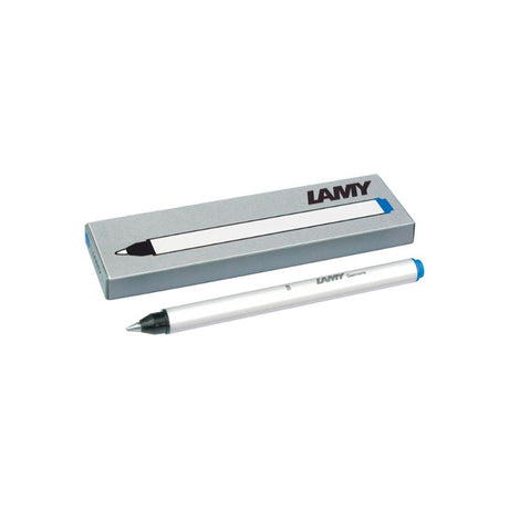 Lamy T11 Blue Rollerball refills pack of 3, featuring a 0.7mm stainless steel tip for smooth, vivid writing.