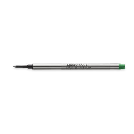 Lamy M63 Green refill for rollerball pens, offering vibrant ink, quick-drying, and smooth writing experience.