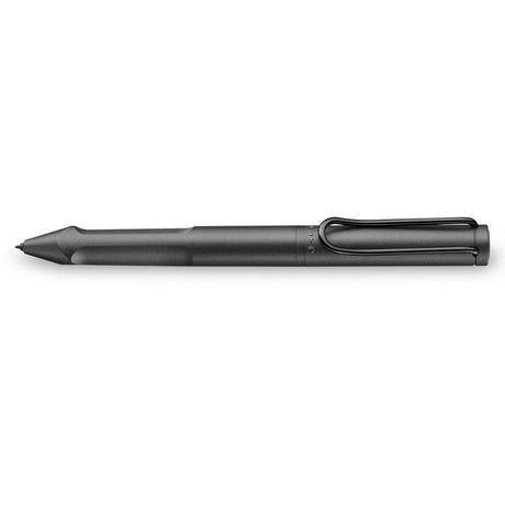 Lamy EMR 644 Safari Twin Pen, 0.7mm, features a dual ballpoint and stylus for versatile writing on all surfaces.