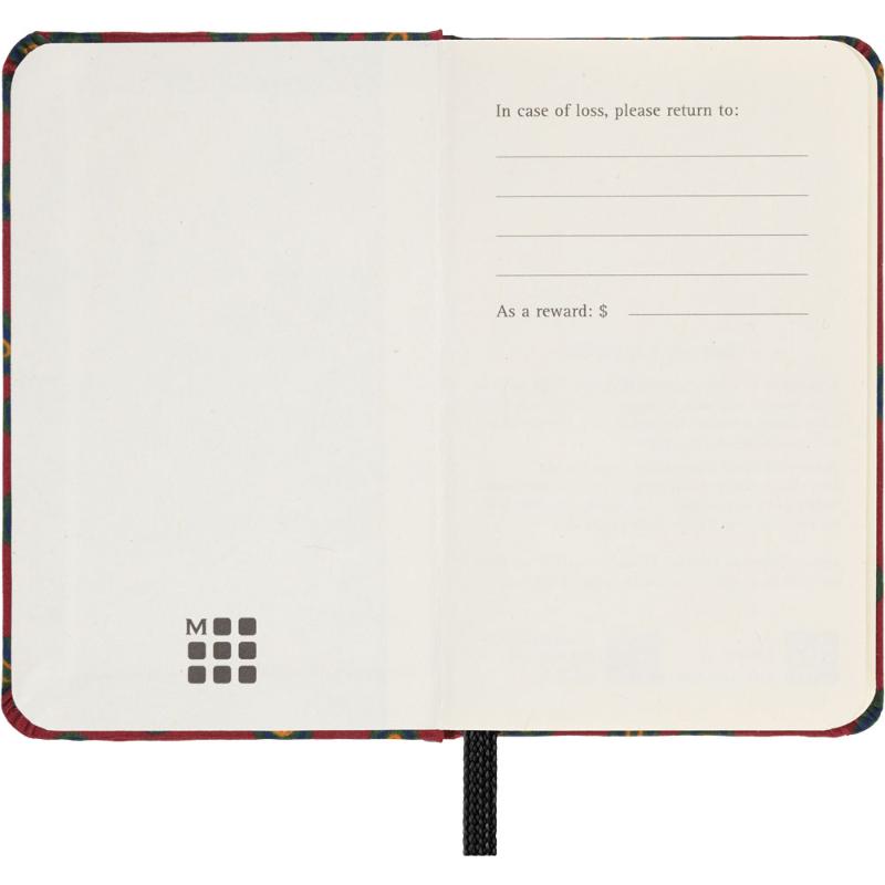 Moleskine LE Professional Notebook Silk Bordeaux XS Plain Hard Cover w/Gift Box