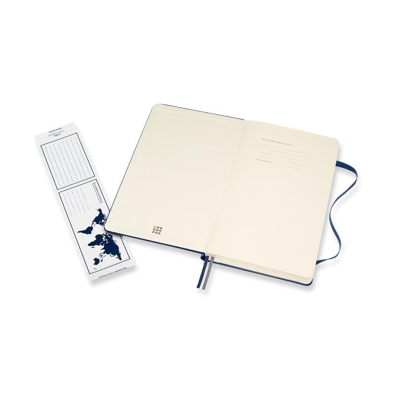 Moleskine Notebook Large Expanded Ruled Sapphire Blue Hard