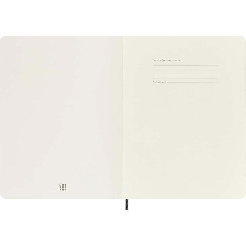Moleskine Notebook XL Black Soft Cover Plain