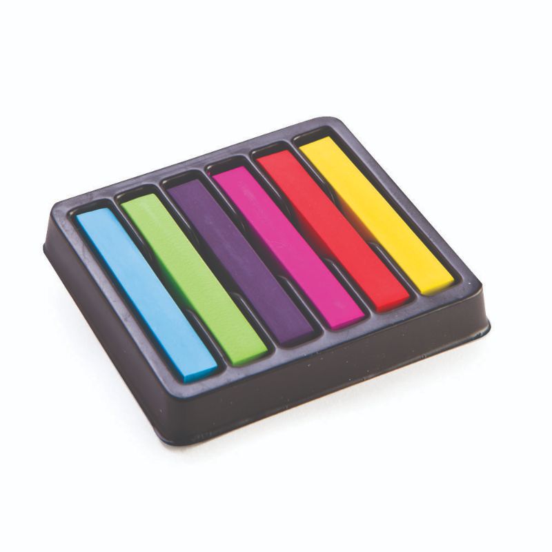 Vibrant Hair Chalk - 6 Colours (3 Packs)