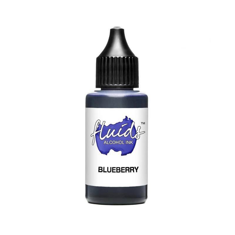 Octopus Fluids Alcohol Ink Blueberry Violet 30ml