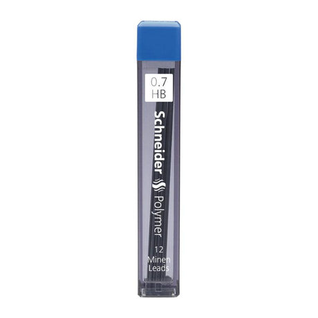 Premium 0.7mm HB pencil leads in a tube, designed for precise writing and drawing with durability and erasability.
