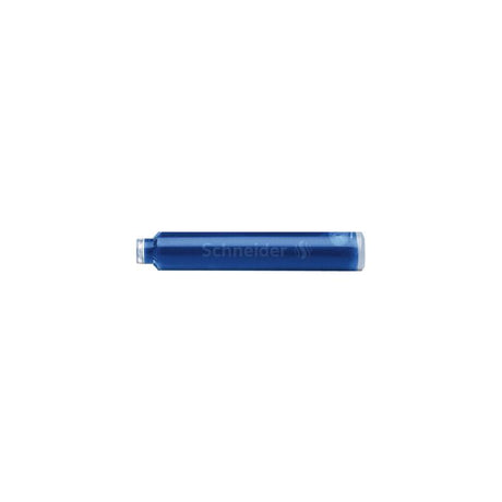 Schneider Royal Blue fountain pen ink cartridges in a box of 6, ensuring smooth and vibrant writing experiences.