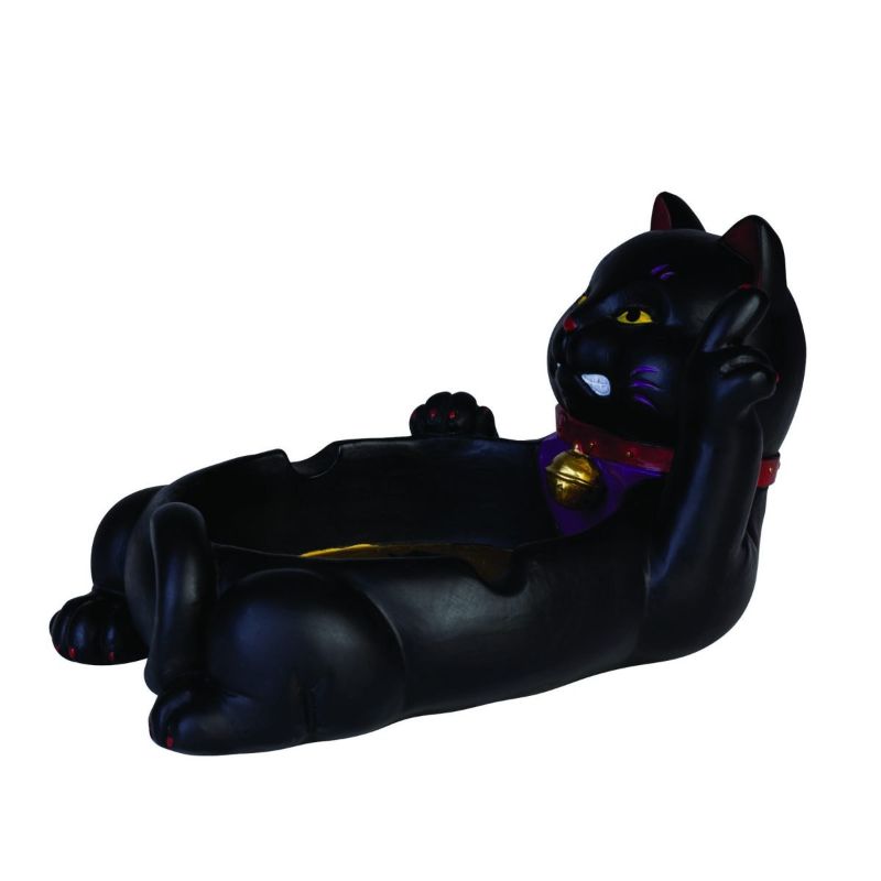 Ashtray - Rude Lucky Kitty (15cm)