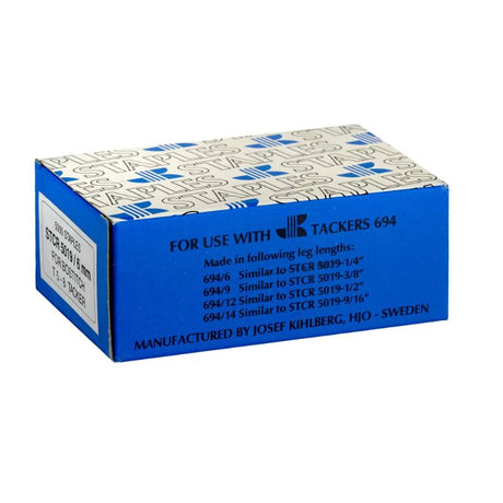 6mm galvanized staples, 1000 pieces, rust-resistant for strong, durable stapling in office, home, or DIY projects.