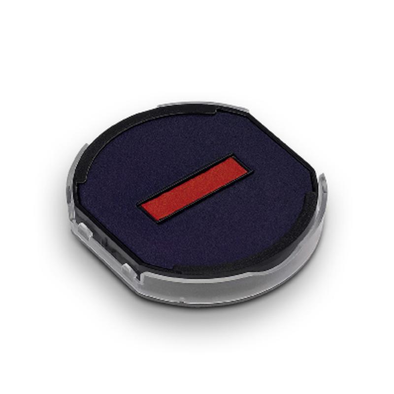 Trodat Pad 6/46045/2 Blue/Red ink pad for clean impressions, compatible with 46145 stamp, non-toxic and long-lasting.