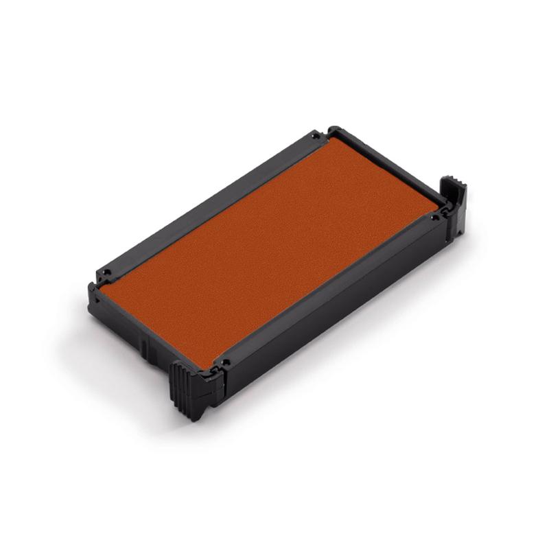 Trodat Pad 6/4912 in vibrant orange for clean, crisp impressions with non-toxic ink, ideal for office and personal use.