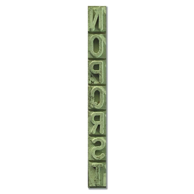 Trodat N-Z Band 3mm rubber stamp for precision marking, featuring sharp 3mm text for crafting and labeling tasks.