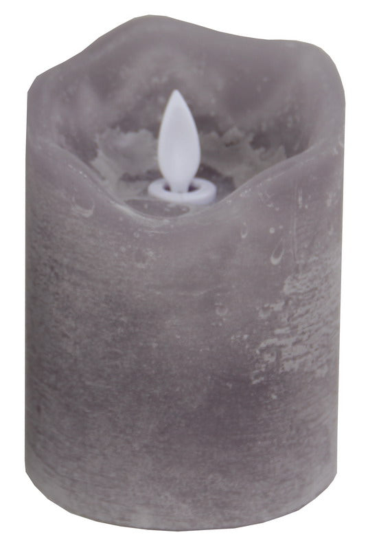 Candle - LED Wax Candle (Medium Grey)