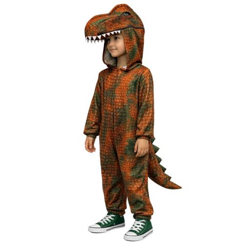 Costume T-Rex Brown Dinosaur Child's 6-8 Years