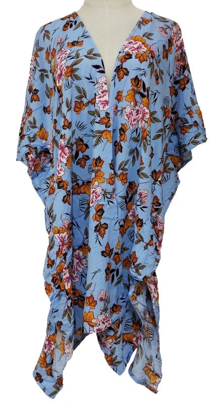 Cape - Side Ruffle (Sky)
