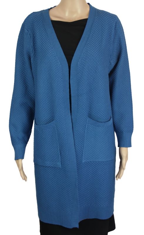 Long Cape with Pockets - Willow Sky (83cm)