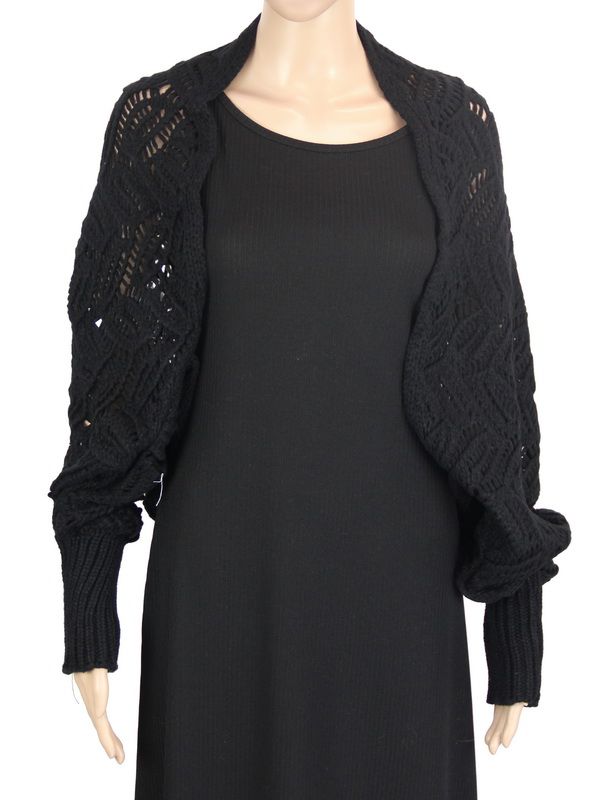 Shrug - Joanna Crochet (Black)