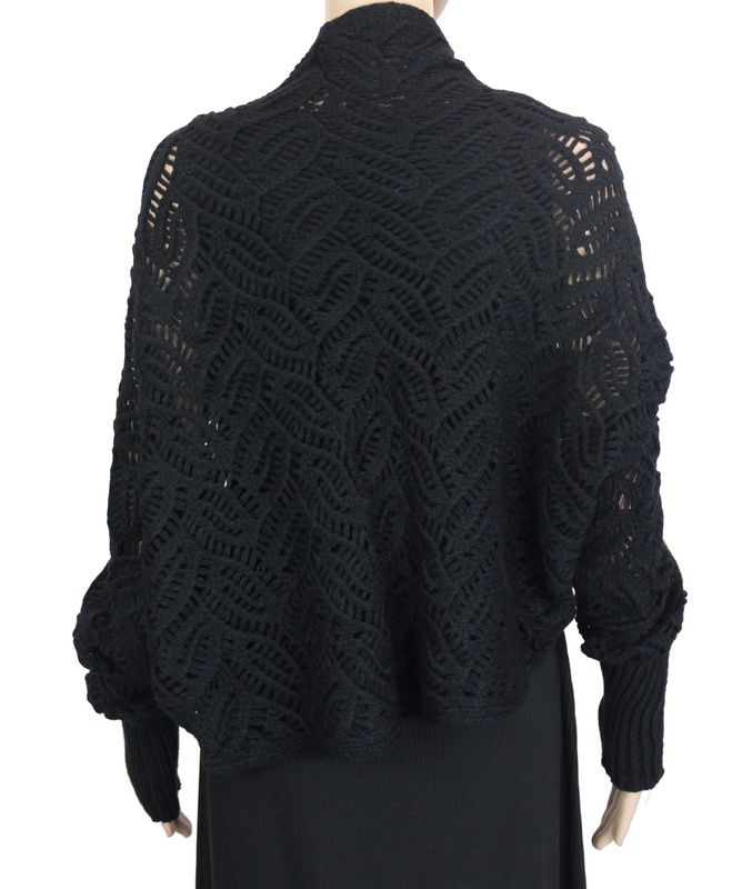 Shrug - Joanna Crochet (Black)
