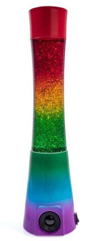 Lamp Speaker - Rainbow Glitter (42cm)